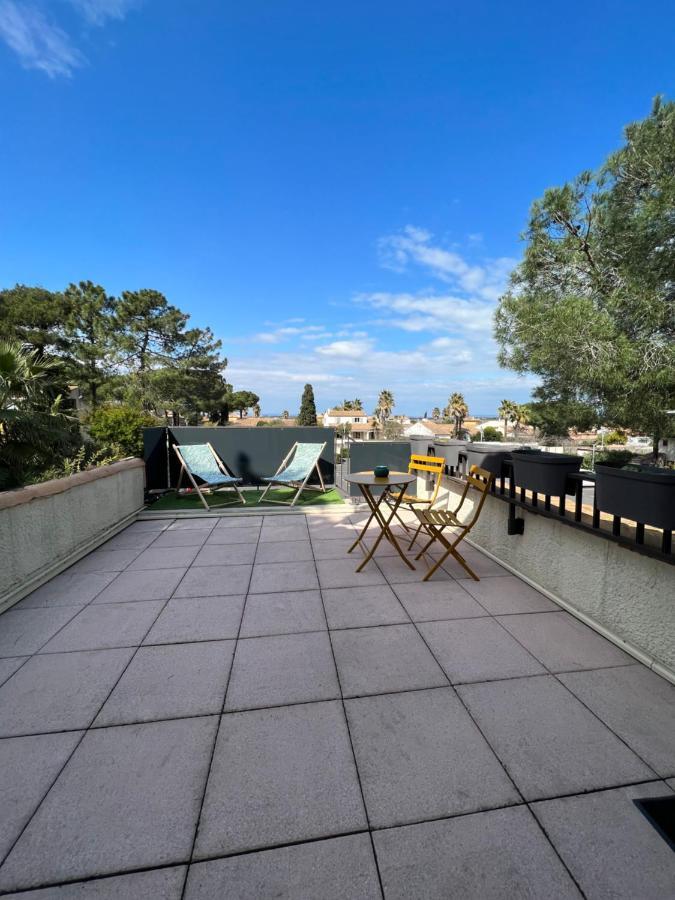 Appartement Proche Village Naturiste, Terrasse Et Parking Agde Luaran gambar